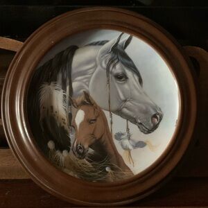 1994 Collectable Horse plate by Danbury Mint.